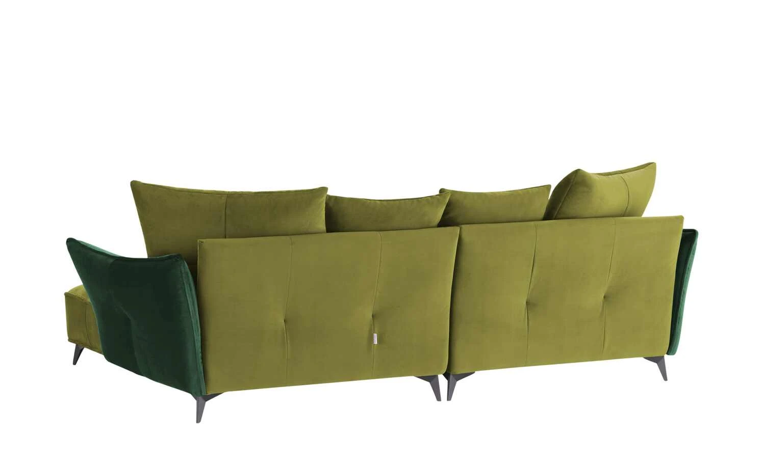 Ecksofa Crease | Kiwigrün / Moosgrün rechts 12 Ecksofa Crease | Kiwigrün / Moosgrün rechts – Bild 10