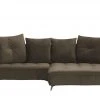Ecksofa Crease | Braun / Currygelb rechts -Sofas Verkaufsladen 27404192 10 202102261257