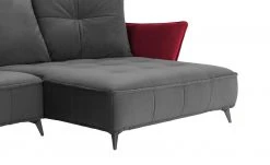 Ecksofa Crease | Anthrazit / Rot rechts -Sofas Verkaufsladen 27404200 3 202102261257