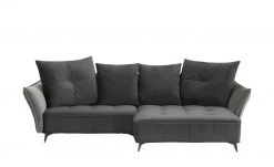 Ecksofa Crease | Anthrazit / Grau rechts