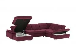 Lounge Collection Wohnlandschaft Mikrofaser Affair | Beere (Bordeaux) rechts Erweiterte Funktion -Sofas Verkaufsladen 27404289 8 202104232234
