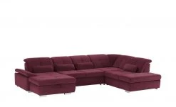 Lounge Collection Wohnlandschaft Mikrofaser Affair | Beere (Bordeaux) rechts Erweiterte Funktion -Sofas Verkaufsladen 27404289 9 202104232234