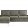 smart Ecksofa Okelani | Grau links Mikrofaser -Sofas Verkaufsladen 27404857 9 202101132248