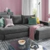 bobb Ecksofa Melody | Graphitgrau Mikrofaser rechts -Sofas Verkaufsladen 27405078 1 202111241244