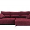 bobb Ecksofa mit Boxspringpolsterung Filis de Luxe | AquaClean-Webstoff (Pascha) Rot rechts Schwarz -Sofas Verkaufsladen 27405181 14 202103082233