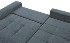 bobb Ecksofa mit Boxspringpolsterung Filis de Luxe | AquaClean-Webstoff (Pascha) Graublau rechts Schwarz -Sofas Verkaufsladen 27405183 4 202103082233