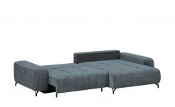 bobb Ecksofa mit Boxspringpolsterung Filis de Luxe | AquaClean-Webstoff (Pascha) Graublau rechts Schwarz -Sofas Verkaufsladen 27405183 9 202103082233