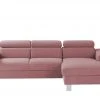 uno Ecksofa Los Angeles | Blush (Rosa) rechts Grundfunktion