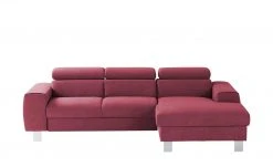 uno Ecksofa Los Angeles | Coral (Rosarot) rechts Grundfunktion