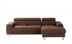 uno Ecksofa Los Angeles | Tabacco (Braun) rechts Grundfunktion