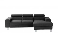 uno Ecksofa Los Angeles | Charcoal (Braunschwarz) rechts Grundfunktion