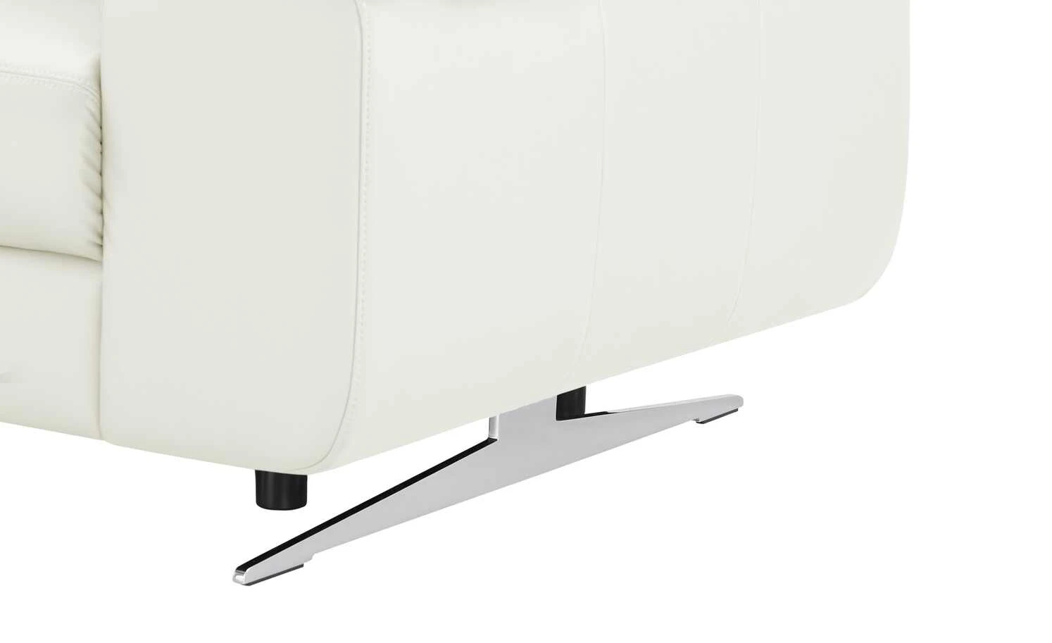 Gray & Jones Ledersofa Black Coast Two | Weiß 6 Gray & Jones Ledersofa Black Coast Two | Weiß – Bild 4