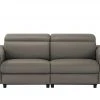 Gray & Jones Ledersofa Black Coast Two | Grey (Grau-Braun) Grundfunktion -Sofas Verkaufsladen 27405701 1 202102042232