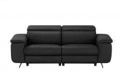 Gray & Jones Ledersofa Black Coast Two | Schwarz Grundfunktion