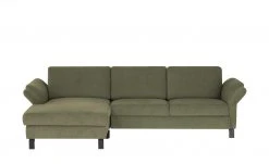 medium Ecksofa Medium | Oliv (Grün-Braun) links Grundfunktion