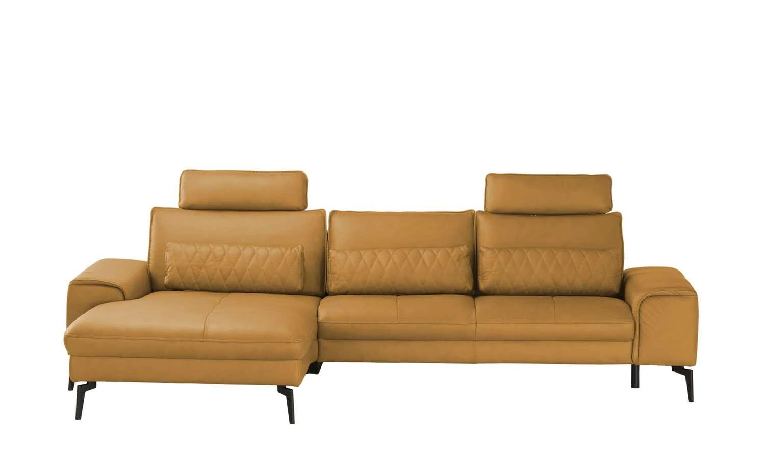 Wohnwert Ecksofa Leder Kalea | Kurkuma (Gelb-Braun) links Erweiterte Funktion 4 Wohnwert Ecksofa Leder Kalea | Kurkuma (Gelb-Braun) links Erweiterte Funktion – Bild 2