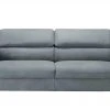 Wohnwert Ledersofa Carisma | Steel (Grau)