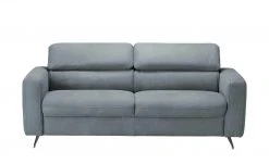 Wohnwert Ledersofa Carisma | Steel (Grau)