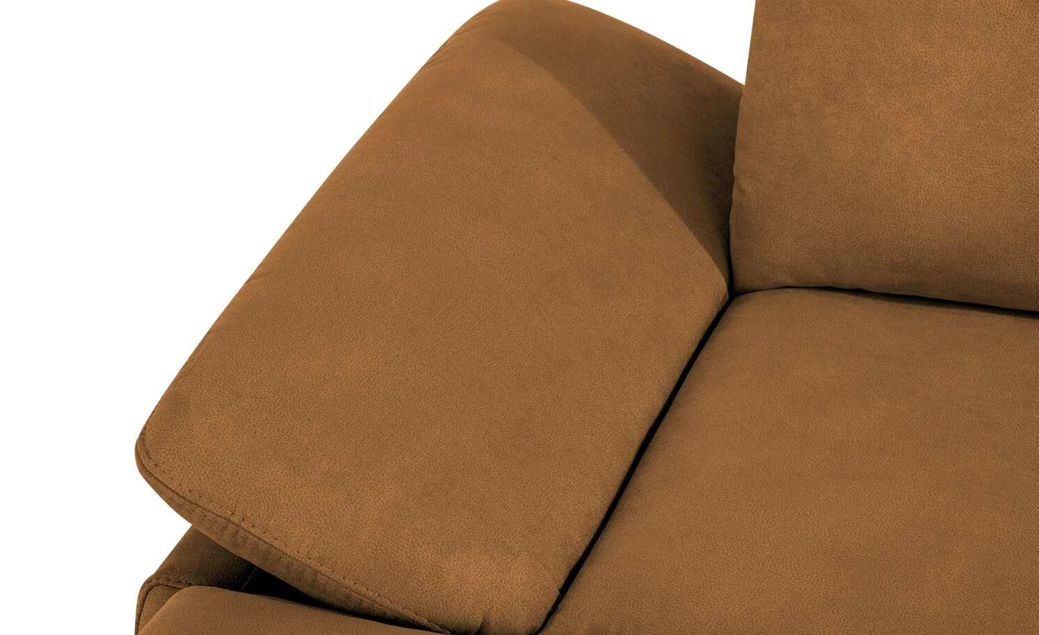 smart Ecksofa Okelani | Cognac (Braun) links Mikrofaser 9 smart Ecksofa Okelani | Cognac (Braun) links Mikrofaser – Bild 7