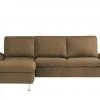 smart Ecksofa Okelani | Braun links Mikrofaser -Sofas Verkaufsladen 27407423 3 202105061241