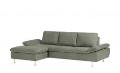 smart Ecksofa Okelani | Hellgrau links Mikrofaser -Sofas Verkaufsladen 27407424 2 202105061241