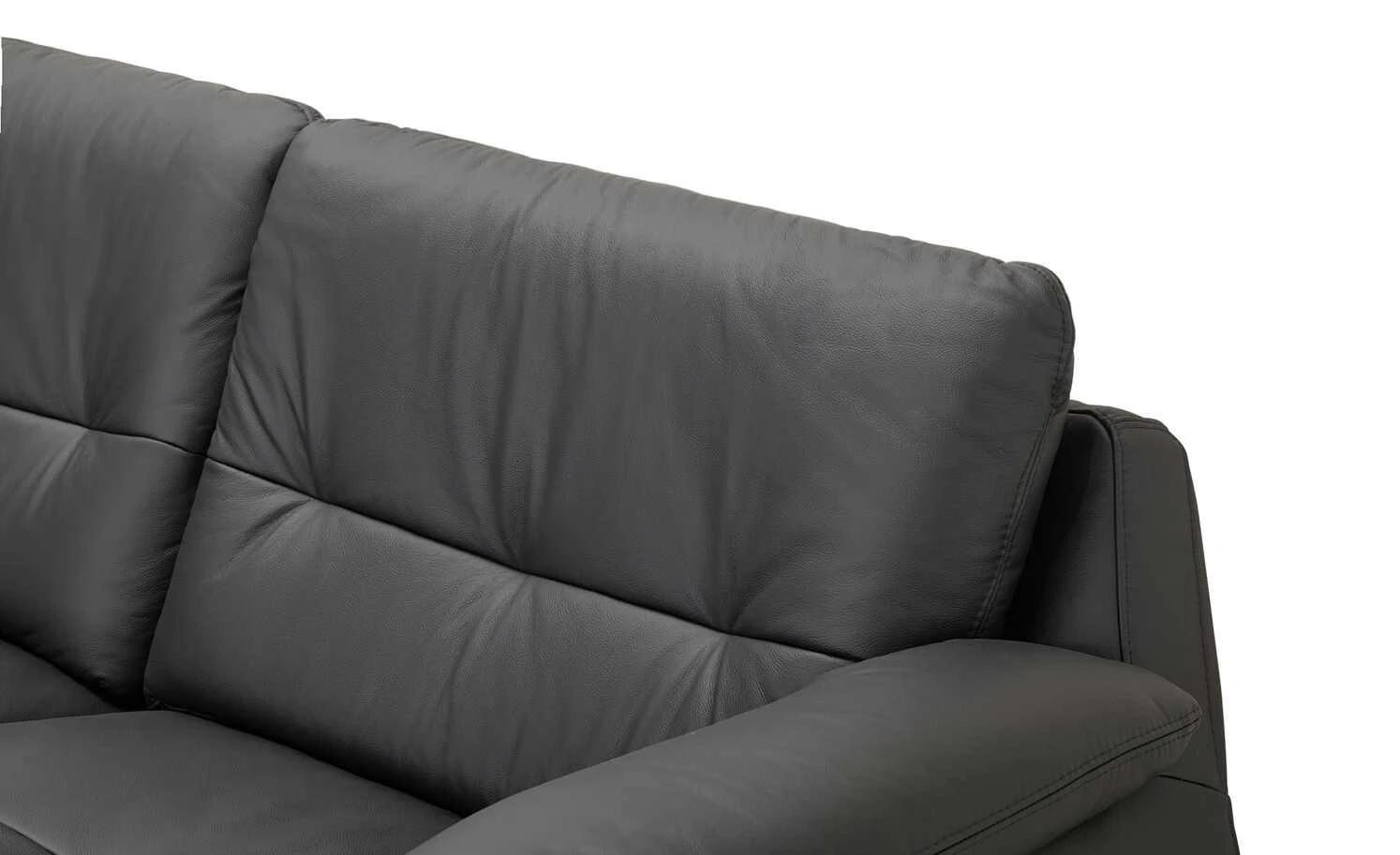 smart Ecksofa Melodie | Schwarz Leder links 6 smart Ecksofa Melodie | Schwarz Leder links – Bild 4