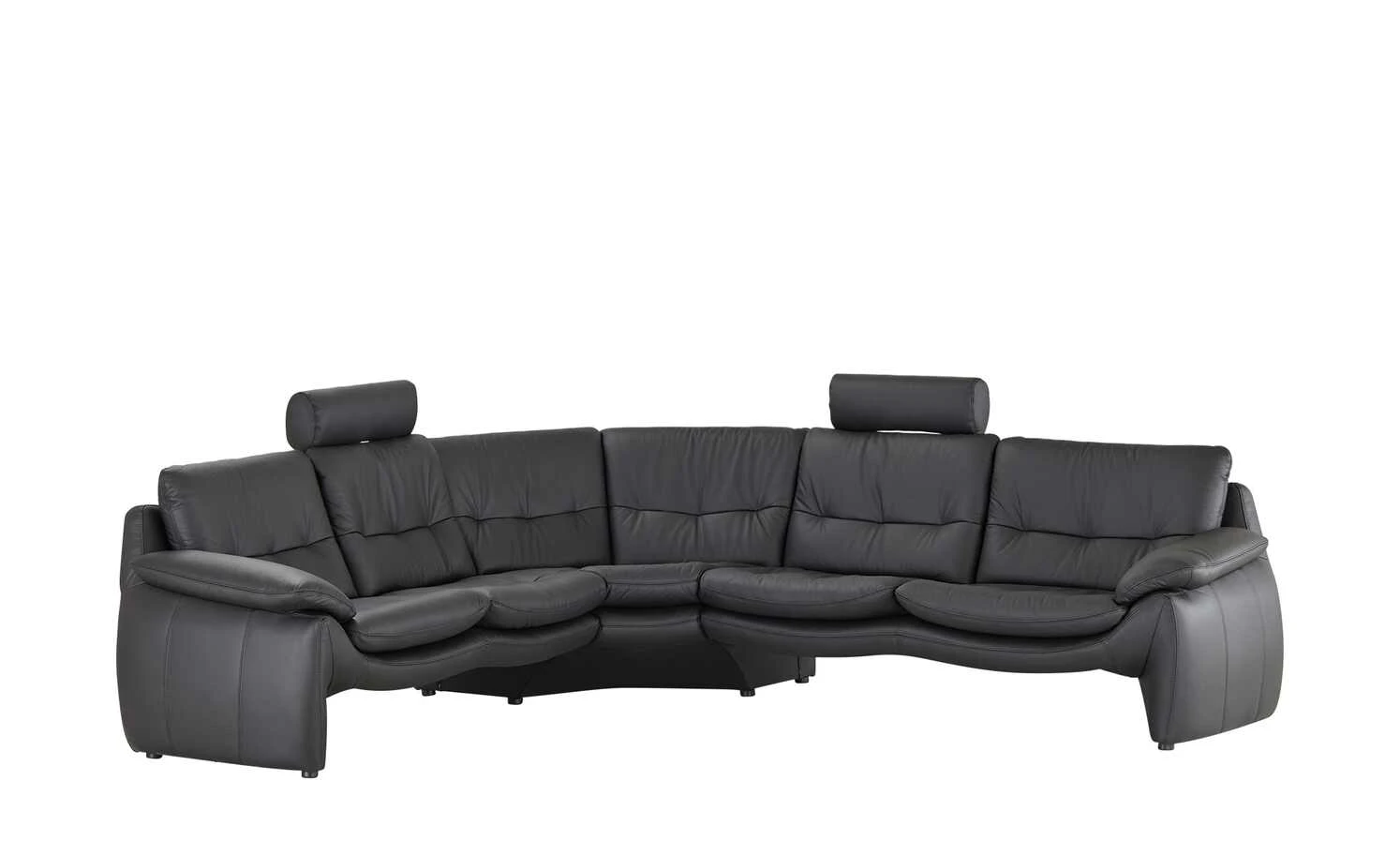 smart Ecksofa Melodie | Schwarz Leder links 10 smart Ecksofa Melodie | Schwarz Leder links – Bild 8
