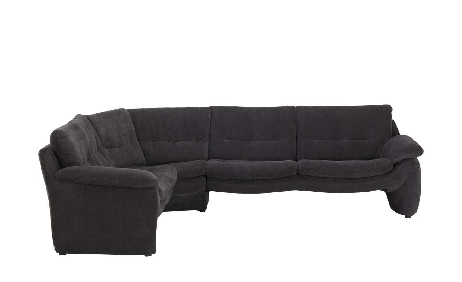 smart Ecksofa Melodie | Schwarz Flachgewebe links 3 smart Ecksofa Melodie | Schwarz Flachgewebe links