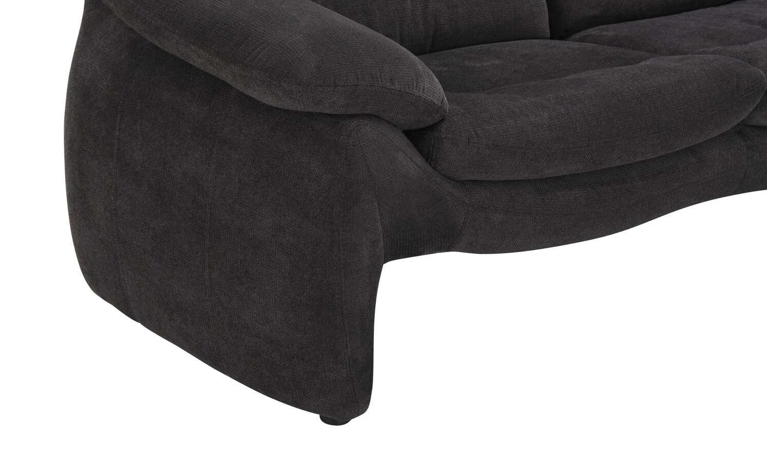 smart Ecksofa Melodie | Schwarz Flachgewebe links 9 smart Ecksofa Melodie | Schwarz Flachgewebe links – Bild 7