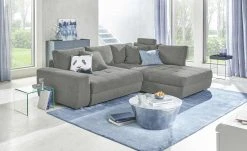 bobb Ecksofa Arissa de Luxe | Arctic Grey (Grau) rechts