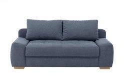bobb Schlafsofa mit Boxspringpolsterung Eleny de Luxe | Marine (Blau) Webstoff