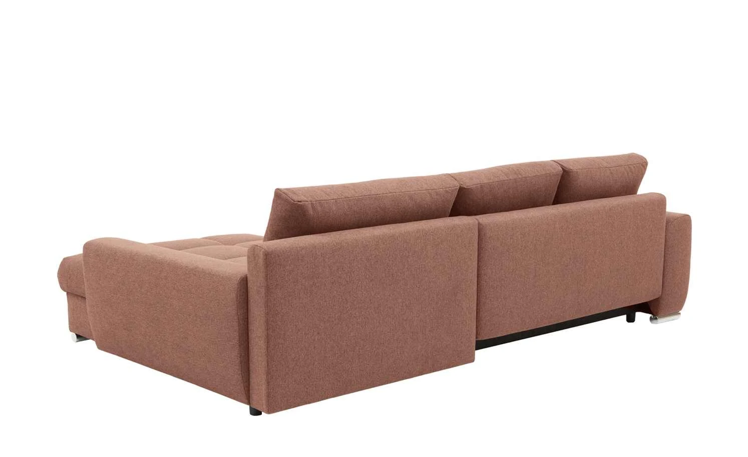 bobb Ecksofa Soumia | Coral (Rostbraun) rechts Webstoff 4 bobb Ecksofa Soumia | Coral (Rostbraun) rechts Webstoff – Bild 2