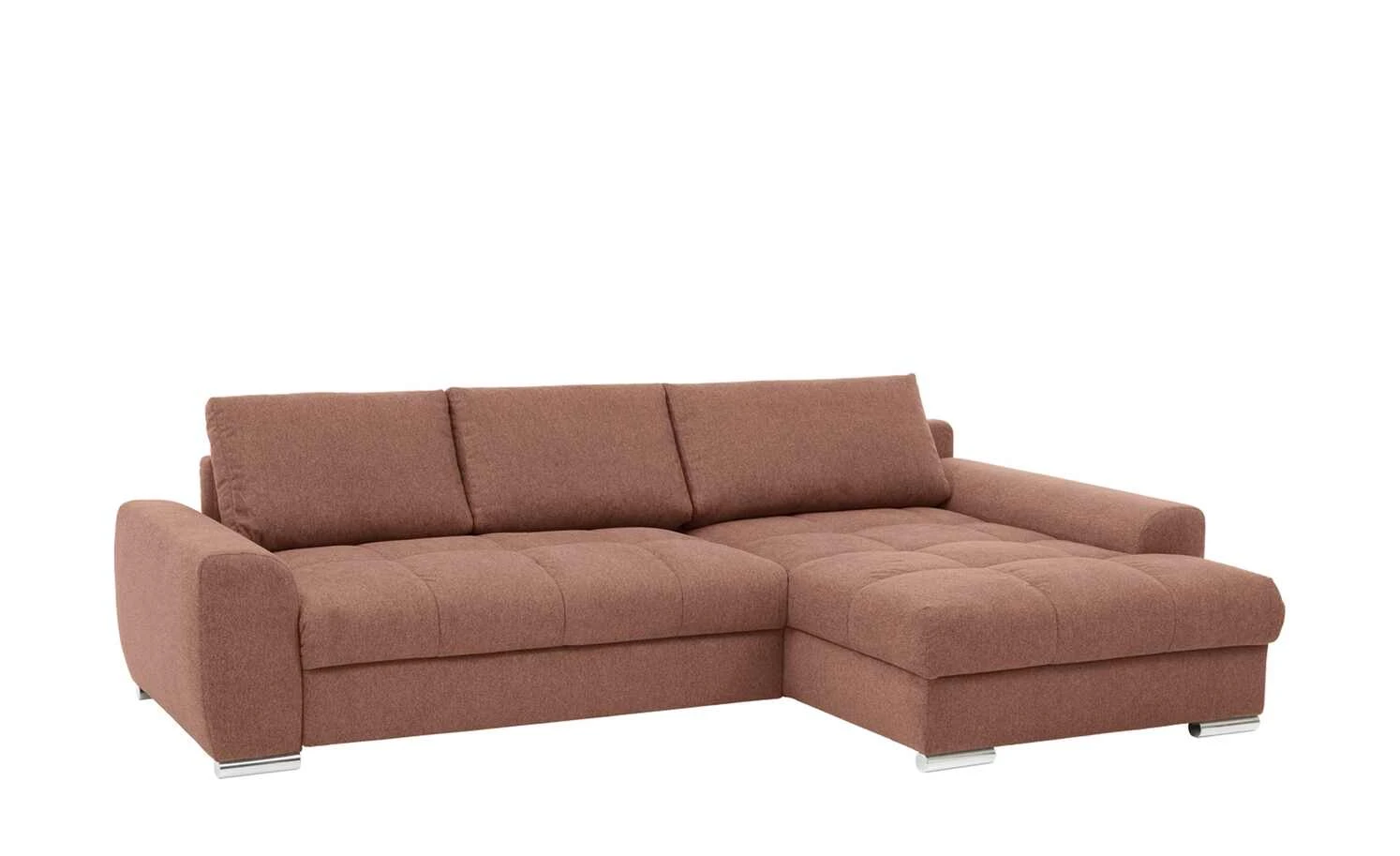 bobb Ecksofa Soumia | Coral (Rostbraun) rechts Webstoff 5 bobb Ecksofa Soumia | Coral (Rostbraun) rechts Webstoff – Bild 3