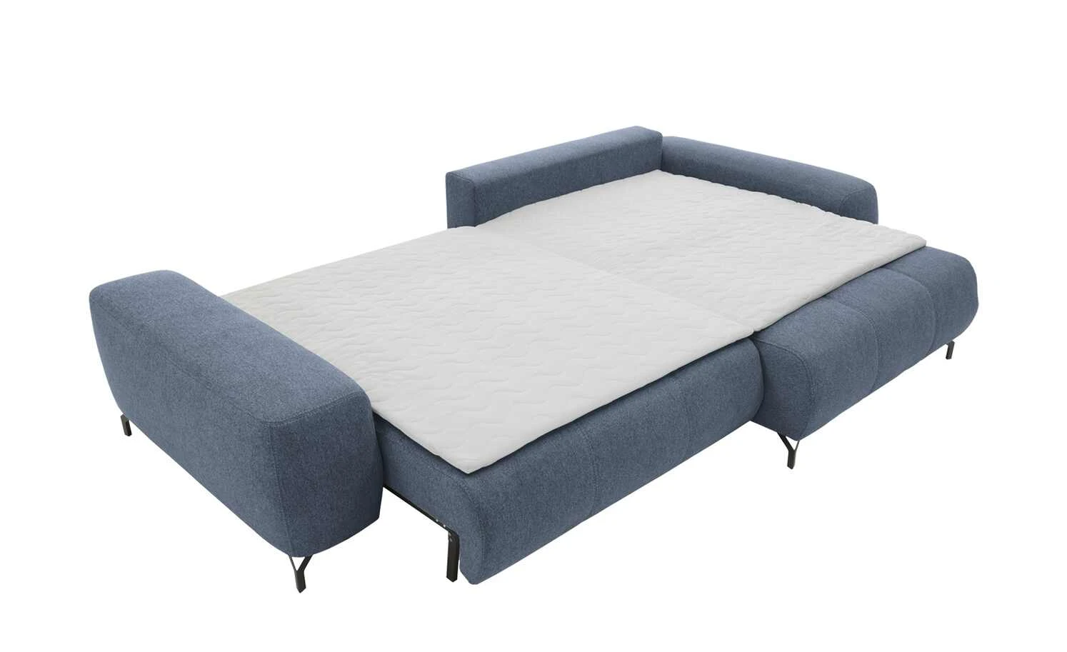 bobb Ecksofa mit Boxspringpolsterung Filis de Luxe | Webstoff (Nachhaltig) Marine (Blau) rechts Schwarz 13 bobb Ecksofa mit Boxspringpolsterung Filis de Luxe | Webstoff (Nachhaltig) Marine (Blau) rechts Schwarz – Bild 11