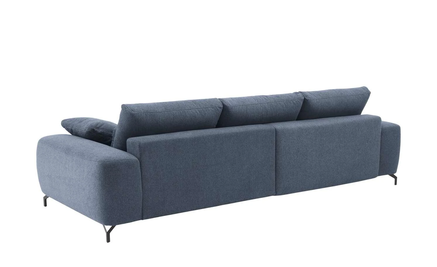 bobb Ecksofa mit Boxspringpolsterung Filis de Luxe | Webstoff (Nachhaltig) Marine (Blau) rechts Schwarz 14 bobb Ecksofa mit Boxspringpolsterung Filis de Luxe | Webstoff (Nachhaltig) Marine (Blau) rechts Schwarz – Bild 12