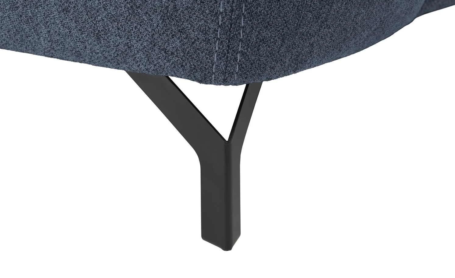 bobb Ecksofa mit Boxspringpolsterung Filis de Luxe | Webstoff (Nachhaltig) Marine (Blau) rechts Schwarz 7 bobb Ecksofa mit Boxspringpolsterung Filis de Luxe | Webstoff (Nachhaltig) Marine (Blau) rechts Schwarz – Bild 5