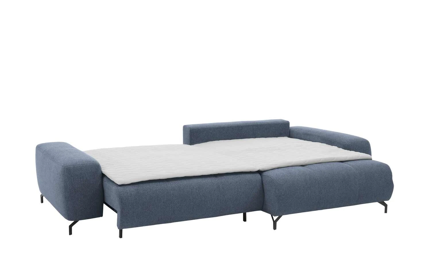 bobb Ecksofa mit Boxspringpolsterung Filis de Luxe | Webstoff (Nachhaltig) Marine (Blau) rechts Schwarz 11 bobb Ecksofa mit Boxspringpolsterung Filis de Luxe | Webstoff (Nachhaltig) Marine (Blau) rechts Schwarz – Bild 9