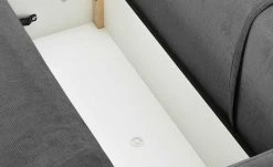 bobb Ecksofa mit Boxspringpolsterung Lisa de Luxe | Stone (Grau) links Webstoff -Sofas Verkaufsladen 27408504 6 202207011246