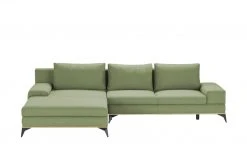 switch Ecksofa Manila | Grün meliert (Grün-Beige) links ohne