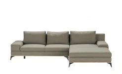 switch Ecksofa Manila | Cappuccino meliert (Grau-Braun) rechts ohne