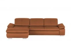 Lounge Collection Ecksofa Kathrin | Terracotta (Orange) links Grundfunktion