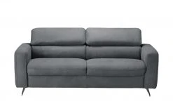 Wohnwert Ledersofa Carisma | Graphit (Dunkelgrau)