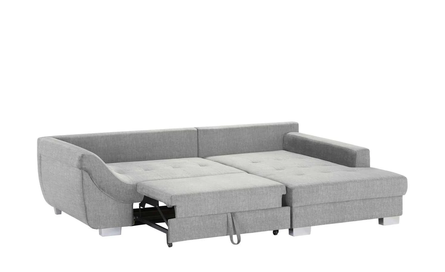 bobb Ecksofa Melody | Silbergrau Mikrofaser rechts 5 bobb Ecksofa Melody | Silbergrau Mikrofaser rechts – Bild 3