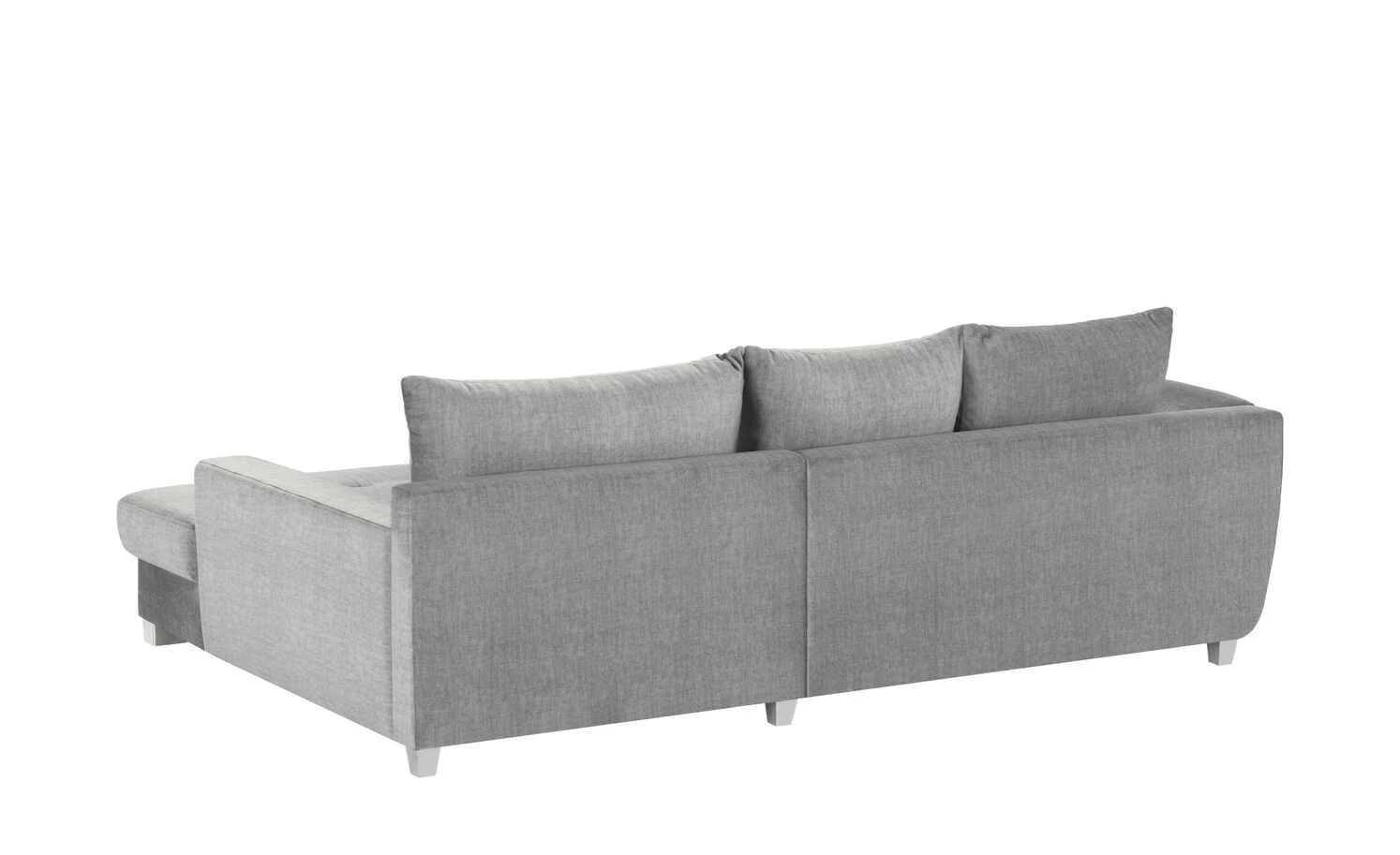 bobb Ecksofa Melody | Silbergrau Mikrofaser rechts 6 bobb Ecksofa Melody | Silbergrau Mikrofaser rechts – Bild 4