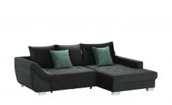bobb Ecksofa Melody | Schwarz Mikrofaser rechts -Sofas Verkaufsladen 27409959 2 202111241245