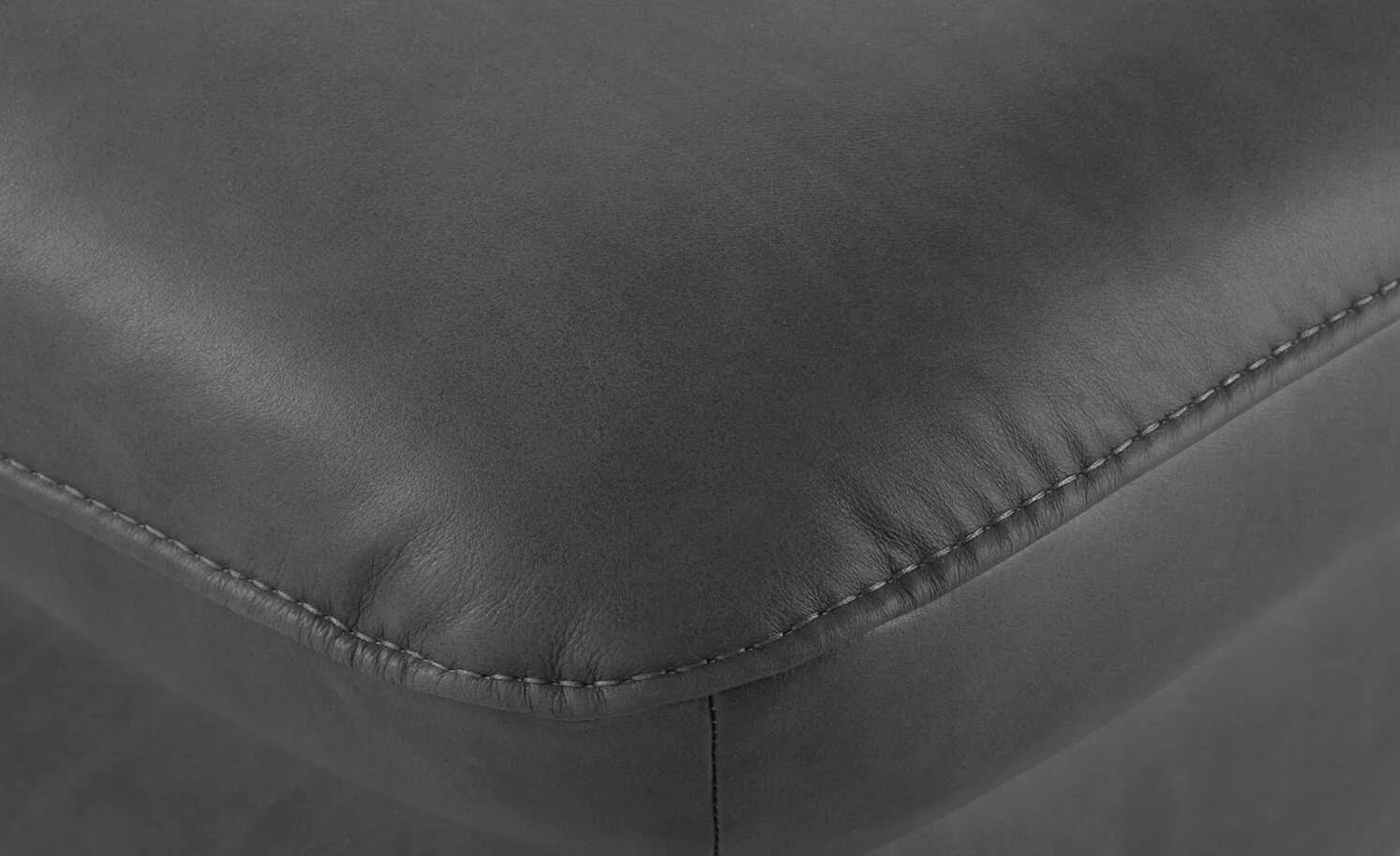 Wohnwert Ecksofa Leder Yola | Anthrazit (Dunkelgrau) rechts ohne 7 Wohnwert Ecksofa Leder Yola | Anthrazit (Dunkelgrau) rechts ohne – Bild 5