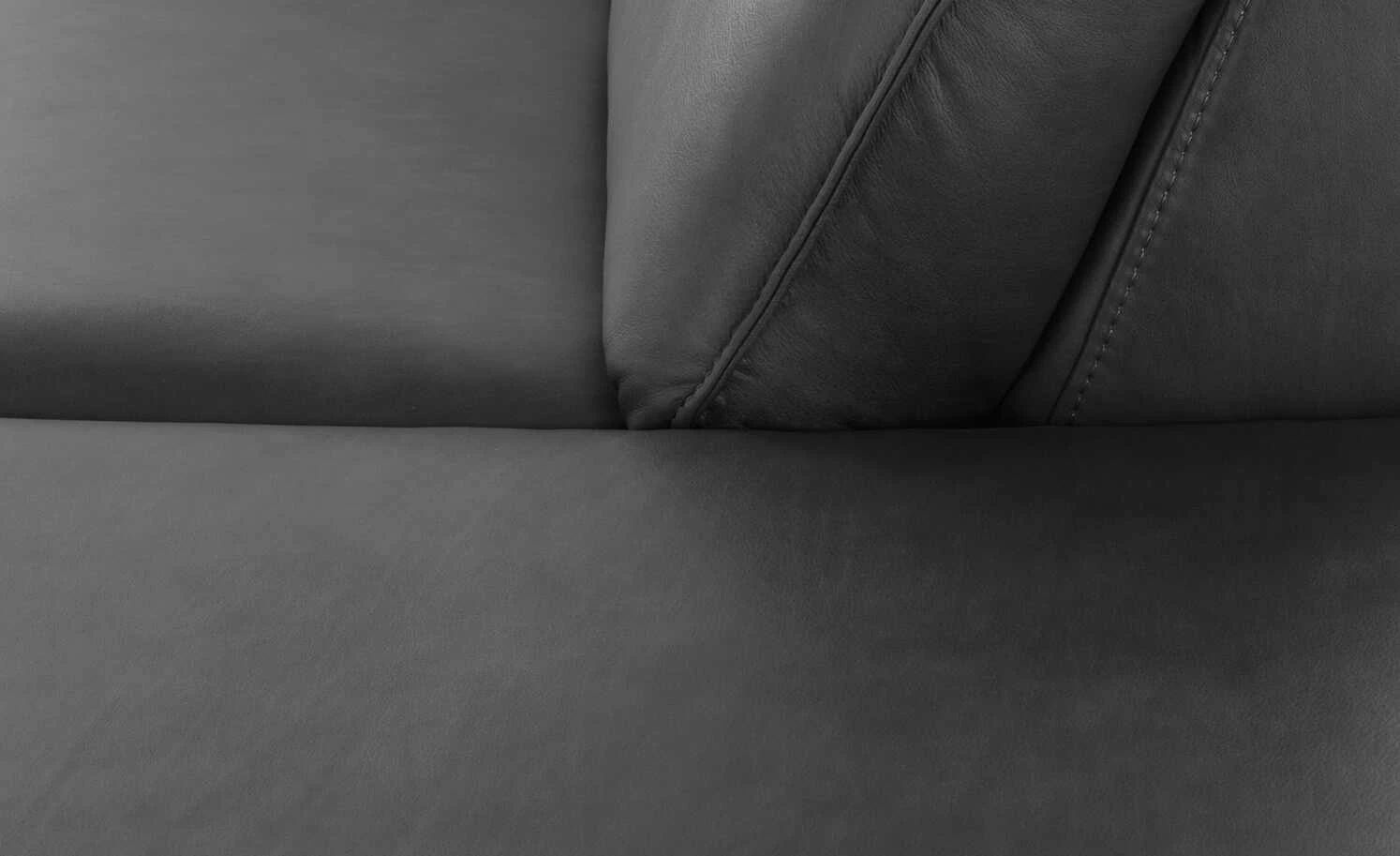 Wohnwert Ecksofa Leder Yola | Anthrazit (Dunkelgrau) rechts ohne 9 Wohnwert Ecksofa Leder Yola | Anthrazit (Dunkelgrau) rechts ohne – Bild 7