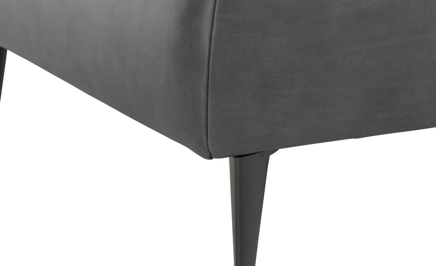 Wohnwert Ecksofa Leder Yola | Anthrazit (Dunkelgrau) rechts ohne 10 Wohnwert Ecksofa Leder Yola | Anthrazit (Dunkelgrau) rechts ohne – Bild 8