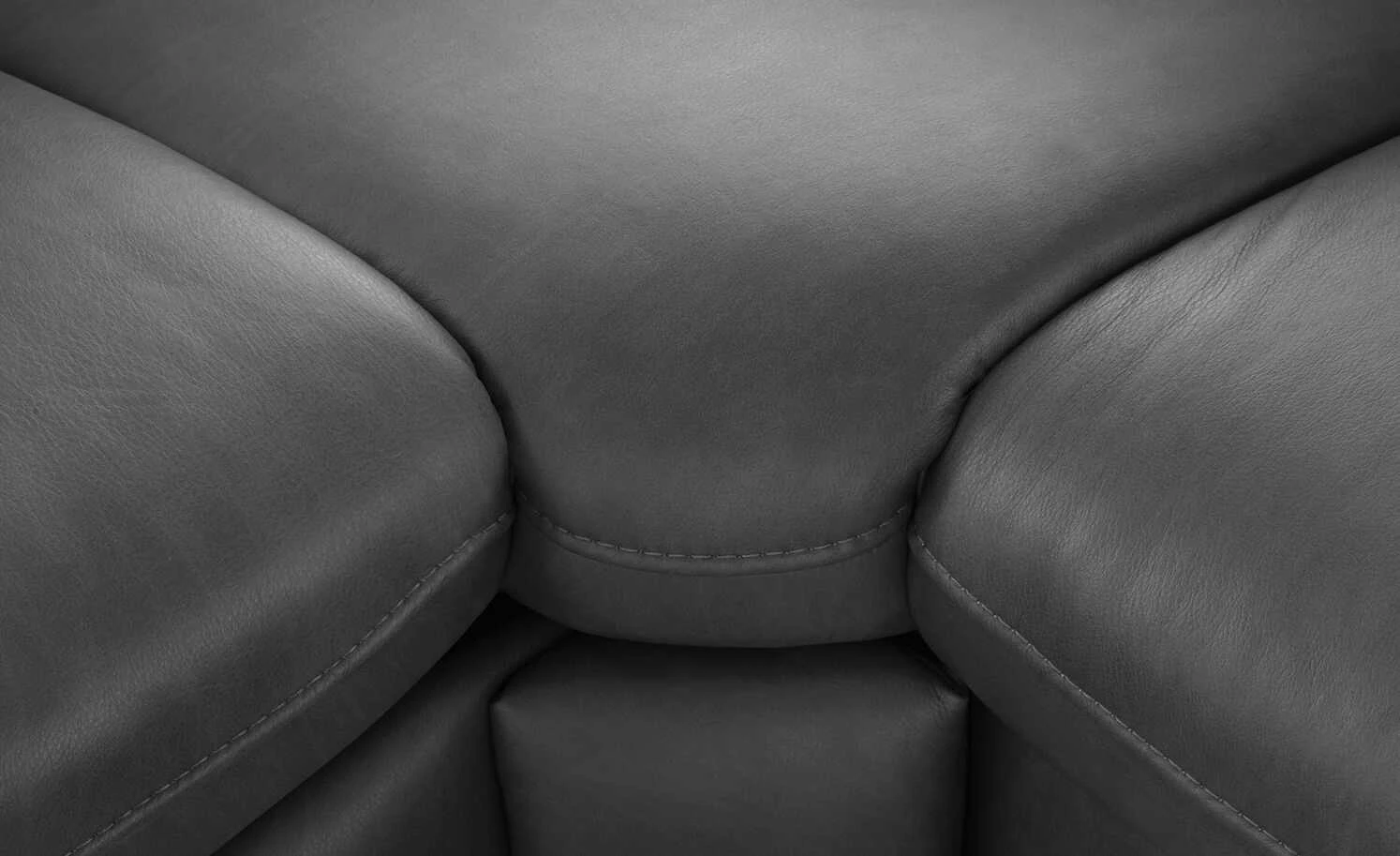 Wohnwert Ecksofa Leder Yola | Anthrazit (Dunkelgrau) rechts ohne 11 Wohnwert Ecksofa Leder Yola | Anthrazit (Dunkelgrau) rechts ohne – Bild 9