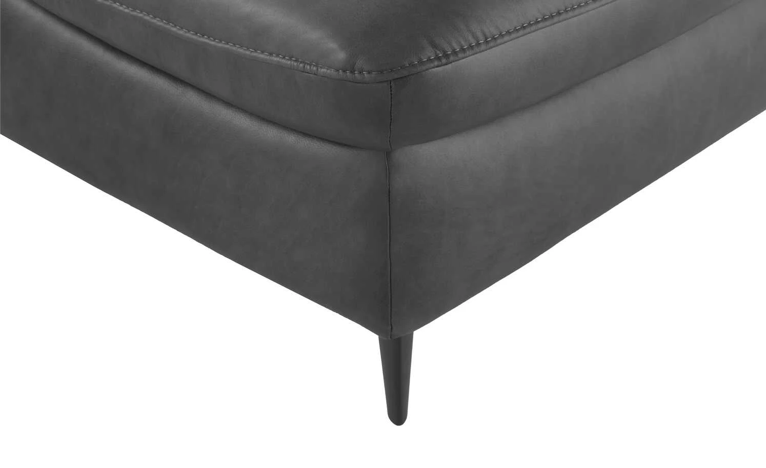 Wohnwert Ecksofa Leder Yola | Anthrazit (Dunkelgrau) rechts ohne 12 Wohnwert Ecksofa Leder Yola | Anthrazit (Dunkelgrau) rechts ohne – Bild 10